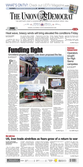 Cover of The Union Democrat
