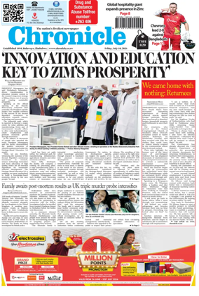 Cover of Chronicle (Zimbabwe)