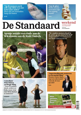 Cover of De Standaard