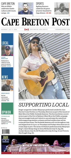 Cover of Cape Breton Post