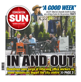 Cover of Edmonton Sun