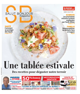 Cover of Le Journal de Montreal - Salut Bonjour Magazine