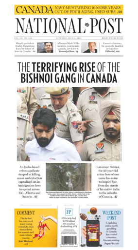 Cover of National Post - (National Edition)