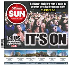 Cover of Ottawa Sun
