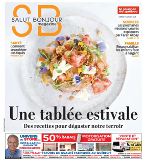 Cover of Le Journal de Quebec - Salut Bonjour Magazine