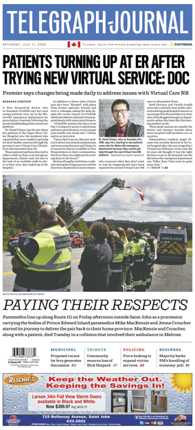Cover of Telegraph-Journal