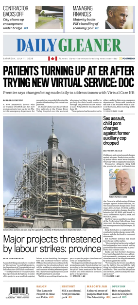 Cover of The Daily Gleaner