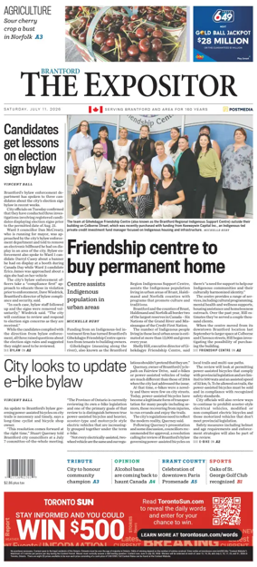 Cover of The Expositor (Brantford)