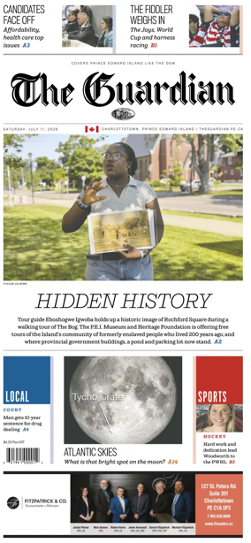 Cover of The Guardian (Charlottetown)