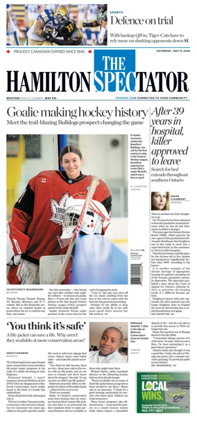 Cover of The Hamilton Spectator