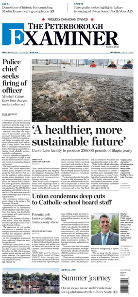 Cover of The Peterborough Examiner