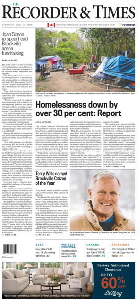 Cover of The Recorder & Times (Brockville)