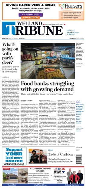 Cover of The Welland Tribune
