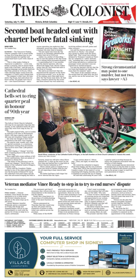 Cover of Times Colonist