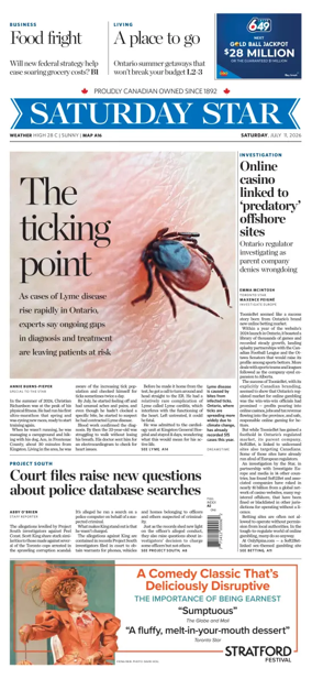 Cover of Toronto Star