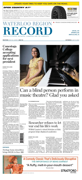Cover of Waterloo Region Record