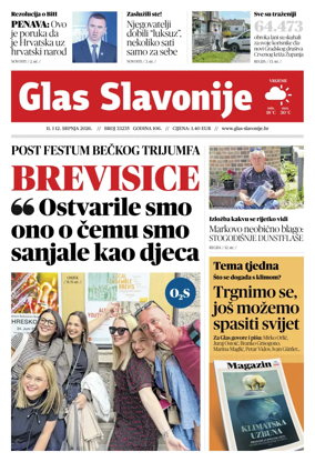 Cover of Glas Slavonije