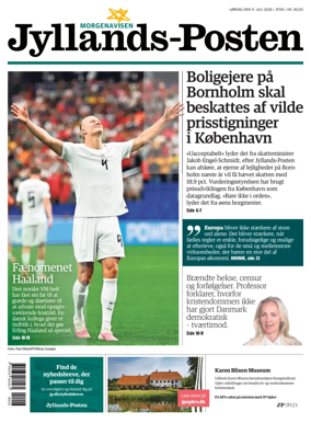 Cover of Jyllands-Posten
