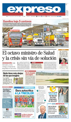 Cover of Diario Expreso