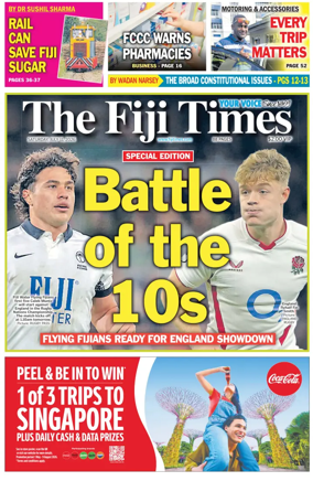 Cover of The Fiji Times