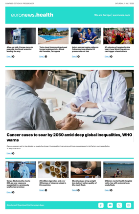 Cover of Euronews Health (English) Compiled Edition