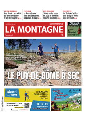Cover of La Montagne (Clermont-Metropole)