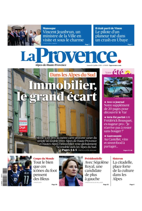 Cover of La Provence Alpes-de-Haute-Provence