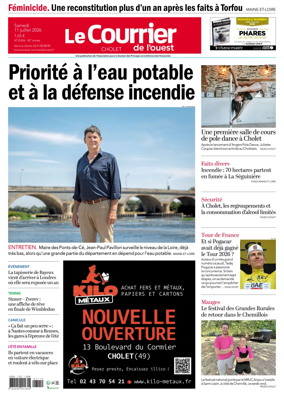 Cover of Le Courrier de l’Ouest (Cholet)