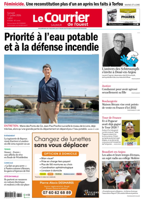 Cover of Le Courrier de l’Ouest (Saumur)