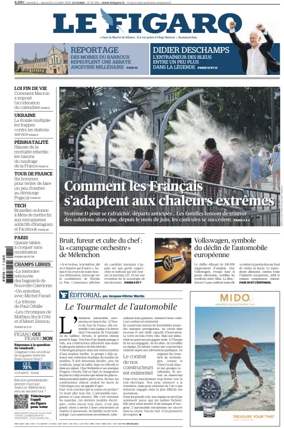 Cover of Le Figaro