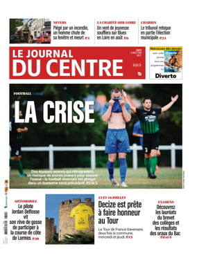 Cover of Le Journal du Centre