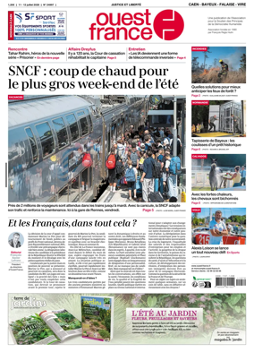 Cover of Ouest France (Caen - Bayeux - Falaise - Vire)