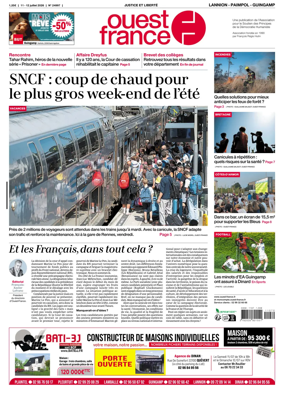 Cover of Ouest-France (Lannion / Paimpol / Guingamp)