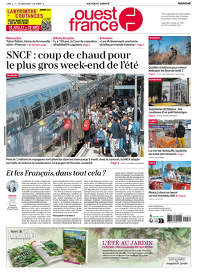 Cover of Ouest France (Manche)