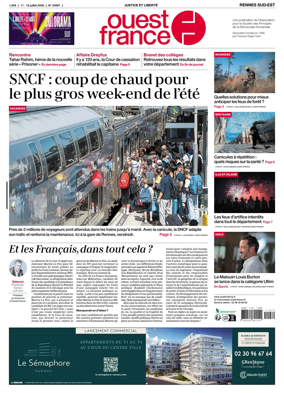 Cover of Ouest-France (Rennes Sud-Est)