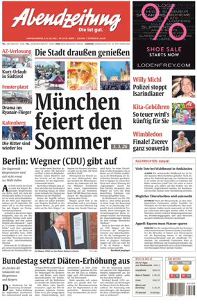 Cover of Abendzeitung Munchen