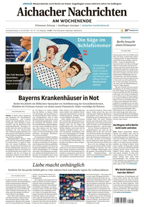 Cover of Aichacher Nachrichten