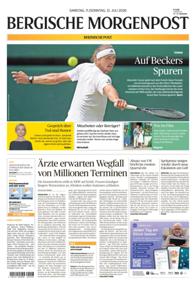 Cover of Bergische Morgenpost Wermelskirchen/Huckeswagen/Radevormwald