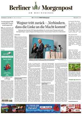 Cover of Berliner Morgenpost