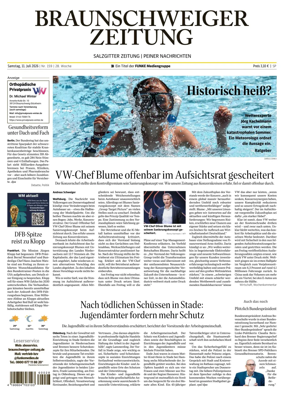 Cover of Braunschweiger Zeitung (Peine)
