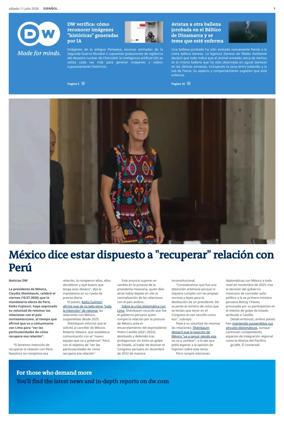 Cover of Deutsche Welle (Spanish edition)