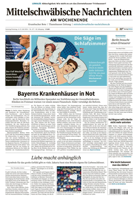 Cover of Mittelschwaebische Nachrichten