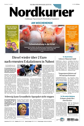Cover of Neubrandenburger Zeitung