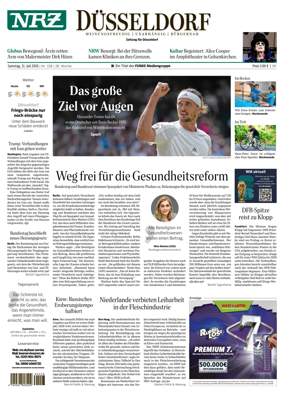 Cover of Neue Rhein Zeitung (Dusseldorf)