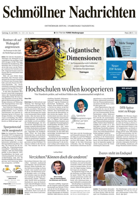 Cover of Ostthuringer Zeitung (Schmolln)
