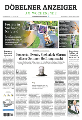 Cover of Sachsische Zeitung (Dobeln)