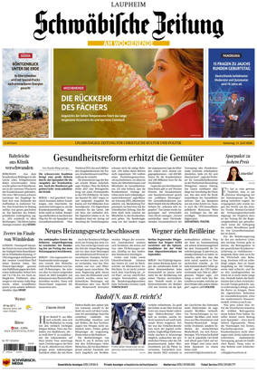 Cover of Schwabische Zeitung (Laupheim)