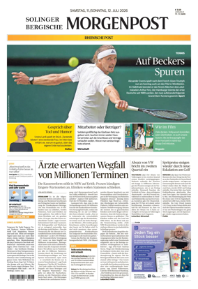 Cover of Solinger Bergische Morgenpost/Remscheid