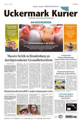 Cover of Templiner Zeitung