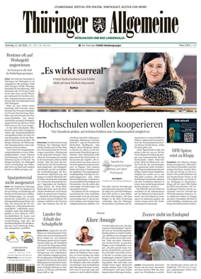 Cover of Thuringer Allgemeine (Muhlhausen und Bad Langensalza)